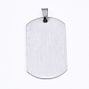 Tarnish Resistant 201 Stainless Steel Quote Pendants X-STAS-T044-231P-2