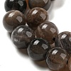 Natural Black Moonstone Beads Strands G-A219-A01-02-4