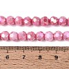 Anti-Tarnish Electroplate Glass Beads Strands EGLA-ZX010-6mm-03-6