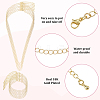 20Pcs Brass Cable Chain Bracelets & Necklaces Sets for Women SJEW-BM0001-03-6