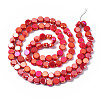 Electroplate Glass Beads Strands EGLA-Q125-002-A05-2