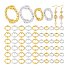 80Pcs 4 Colors Brass Bead Frames FIND-PH0021-29-7