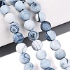 Dyed Natural Agate Beads Strands G-Q606-45A-01-1