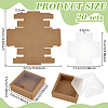 Foldable Square Paper Storage Gift Boxes LS-CON-WH0110-42B-03-2
