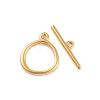 Brass Toggle Clasps KK-U024-01G-1