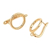 SHEGRACE Brass Hoop Earring Findings XGRQ79507-942G-2
