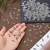 300Pcs Tibetan Style Alloy Pendants TIBEP-DC0001-53-3