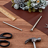 2Pcs 2 Styles DIY Alloy Steel Leathercraft Stamps TOOL-GF0003-53C-4