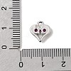 Brass Micro Pave Cubic Zirconia Pendants KK-L258-11P-05-3