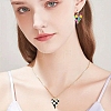 10Pcs Rack Plating Alloy Enamel Pendants ENAM-YW0008-17-6