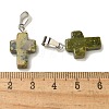 Natural Unakite Pendants G-Z067-04P-06-3