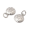 Sports Brass Charms KK-A289-04C-P-2