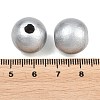 Spray Painted Wood European Beads WOOD-G029-08A-3