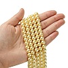 Eco-Friendly Dyed  Glass Pearl Round Beads Strands HY-A002-8mm-RB071-4