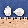 Oval Brass Locket Pendants LS-KK-K414-12E-S-3