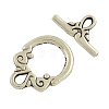 Tibetan Style Toggle Clasps TIBE-2106-AS-NR-1