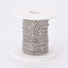 Tarnish Resistant 304 Stainless Steel Rolo Chains CHS-F003-16P-A-2