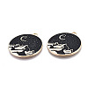 Eco-Friendly Alloy Enamel Pendants ENAM-Q437-038-NR-3