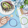 40Pcs 10 Colors Braided Waxed Cord Bracelets for Men Women BJEW-SC0001-71-3