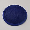 Imitation Hemp Round Fascinator Hat Base for Millinery AJEW-WH0472-45A-05-1
