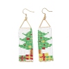 Handmade Glass Seed Beads Dangle Earrings EJEW-MZ00547-2