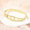 Ion Plating(IP) 304 Stainless Steel Hinged Bangles for Women BJEW-A011-17G-2