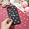 100Pcs Flower Luminous Resin Cabochons MRMJ-CJ0001-36-6