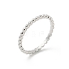 925 Streling Silver Plain Band Rings RJEW-P164-01D-P-4