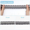 Polyester Lace Rivets Ribbon OCOR-GF0006-09B-6