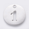 Non-Tarnish 304 Stainless Steel Pendants STAS-F233-01-P-1