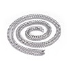 Tarnish Resistant 304 Stainless Steel Curb Chains CHS-G005-B-03P-2