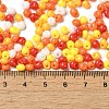 6/0 Opaque Baking Paint Glass Seed Beads SEED-M012-02A-30-4