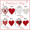 4Pcs 4 Styles Computerized Embroidery Cloth Iron on/Sew on Patches DIY-FG0006-96-2