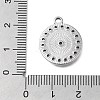 304 Stainless Steel Pendant Rhinestone Settings STAS-D192-14P-3