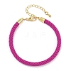 4.5MM Round Nylon Milan Cord Bracelet Making BJEW-I245-01G-28-1