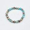 Fashion Synthetic Imperial Jasper Beads Stretch Bracelets QY2485-8-1