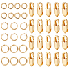 Brass Lobster Claw Clasps KK-BBC0023-50C-1