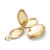 Brass Locket Pendants KK-P199-10G-4