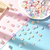 66G 3 Styles ABS Plastic Bead Caps KY-YW0002-25-4