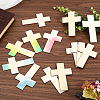 100Pcs Unfinished Wood Cutouts DIY-SP0001-69-4