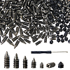 420Pcs Plain Carbon Steel Screw FIND-HS0002-26B-1