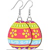 Printed Easter Acrylic Dangle Earrings FS-WG616F7-04-1