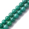 Natural Green Onyx Agate(Dyed & Heated) Beads Strands G-K393-A03-8mm-2