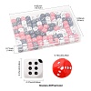 90Pcs 3 Colors Acrylic Beads OACR-FS0002-47-4