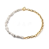 Synthetic Howlite Chip Beads Jewelry Set SJEW-JS01223-02-5