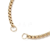 3Pcs 3 Styles 304 Stainless Steel Cable Chain & Venetian Chain & Rolo Chain Slider Bracelet Making AJEW-JB01463-3