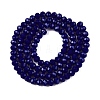 Opaque Solid Color Imitation Jade Glass Beads Strands EGLA-A044-P3mm-D07-3