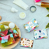 90Pcs 9 Styles Paint Stain Pattern Soap Paper Tag DIY-WH0399-69-025-3