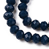 Opaque Solid Color Imitation Jade Glass Beads Strands EGLA-A044-P8mm-D16-3