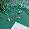 2Pcs 925 Sterling Silver Locking Carabiner STER-BC0003-93-4